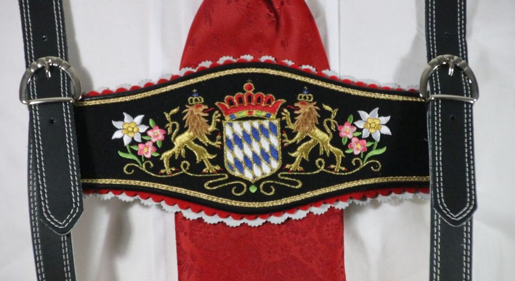Bretelle per i lederhosen bavaresi